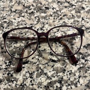 Michael Kors Deep Burgundy Glasses